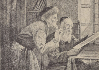 Nr. 53, H. Redlich, In der Bibliothek